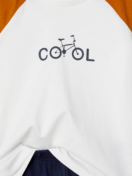 Lot de 2 pyjamas garçon cool Lot caramel/rayé 6 - vertbaudet enfant 