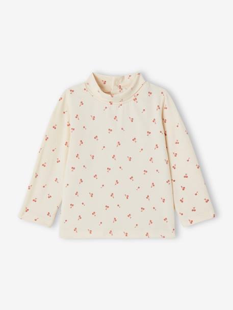 Lot de 2 t-shirts col roulé bébé marine+rose pâle 8 - vertbaudet enfant 