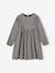 Robe vichy à volants fille carreaux gris+olive 2 - vertbaudet enfant 