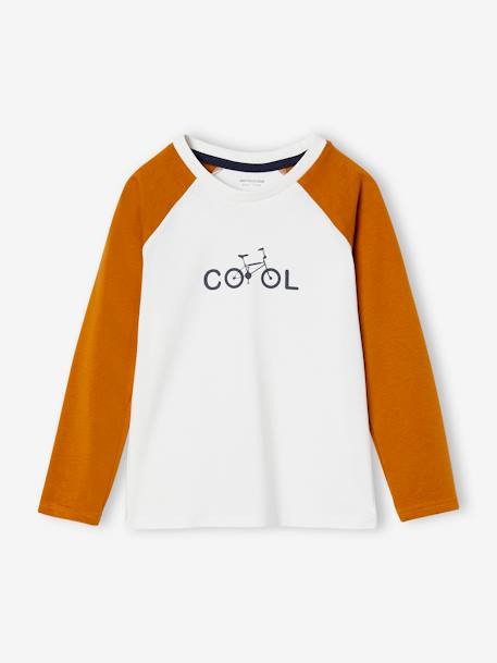 Lot de 2 pyjamas garçon cool Lot caramel/rayé 3 - vertbaudet enfant 