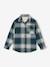 Chemise à carreaux garçon doublée sherpa carreaux vert 2 - vertbaudet enfant 