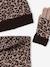Ensemble fille léopard bonnet snood gants marron imprimé 7 - vertbaudet enfant 