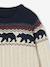 Pull Jacquard à torsade garçon blanc chiné 3 - vertbaudet enfant 