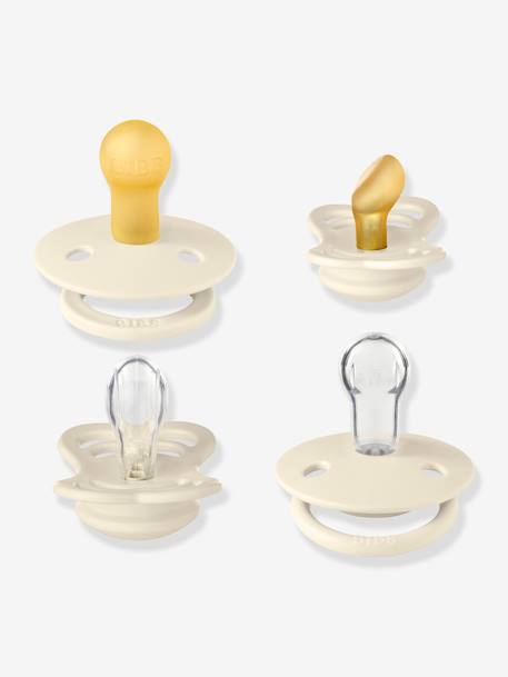 Coffret 4 tétines Try It - beige+blush+vert sauge 1 - vertbaudet enfant 