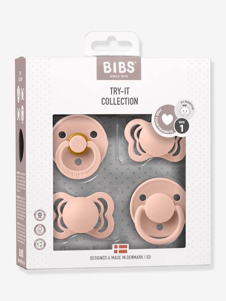Coffret 4 tétines Try It - beige+blush+vert sauge 6 - vertbaudet enfant 