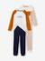 Lot de 2 pyjamas garçon cool Lot caramel/rayé 1 - vertbaudet enfant 