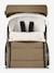 Chancelière sherpa POUSSETTE YOYO caramel+noir+taupe 6 - vertbaudet enfant 