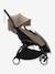 Chancelière sherpa POUSSETTE YOYO caramel+noir+taupe 16 - vertbaudet enfant 