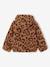 Veste fille à capuche sherpa imprimée léopard marron imprimé 4 - vertbaudet enfant 