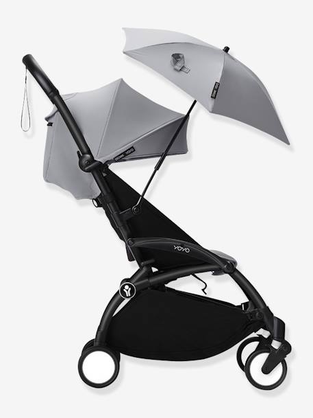 Ombrelle POUSSETTE YOYO gris+marine+noir 2 - vertbaudet enfant 
