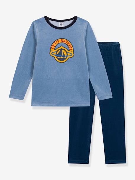 Pyjama Garçon Petit Bateau En Côte 100% Coton - Confort Doux Et Style Marin