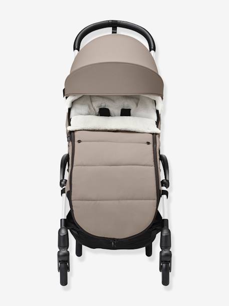 Chancelière sherpa POUSSETTE YOYO caramel+noir+taupe 15 - vertbaudet enfant 