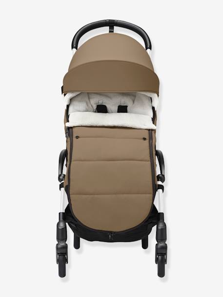 Chancelière sherpa POUSSETTE YOYO caramel+noir+taupe 1 - vertbaudet enfant 