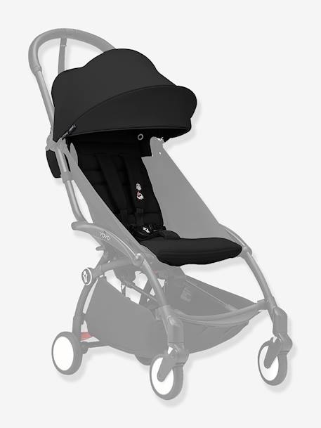 Assise Pack couleur poussette YOYO³ - 6+ bleu glacier+caramel+gris+marine+noir+noir imprimé+olive+rose+taupe 18 - vertbaudet enfant 