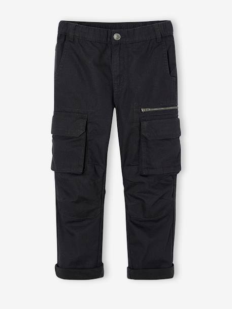 Pantalon technique garçon anthracite 2 - vertbaudet enfant 