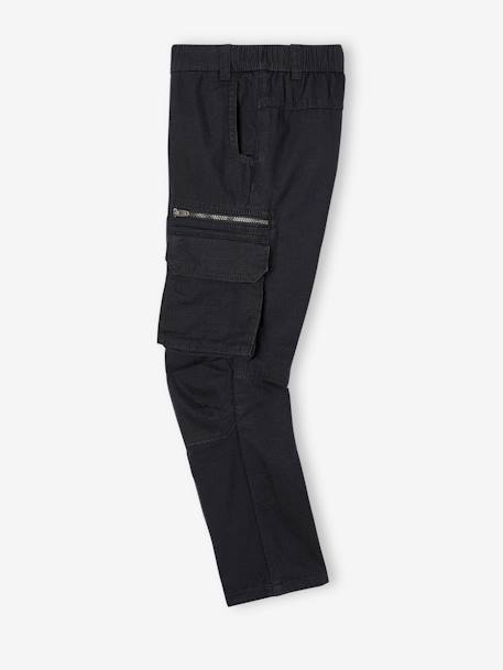 Pantalon technique garçon anthracite 3 - vertbaudet enfant 