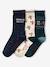 Coffret de 3 paires de chaussettes Noël garçon vert sapin 3 - vertbaudet enfant 