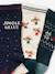 Coffret de 3 paires de chaussettes Noël garçon vert sapin 2 - vertbaudet enfant 