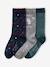 Coffret de 3 paires de chaussettes Noël garçon bleu nuit 3 - vertbaudet enfant 