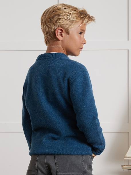 Pull Merinos bleu 5 - vertbaudet enfant 