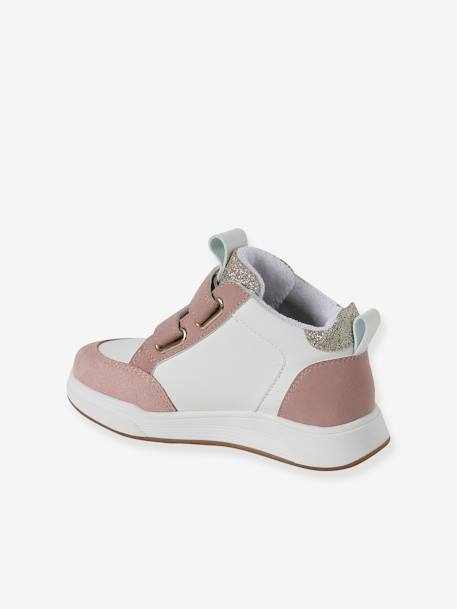 Baskets enfant fille synthétique à scratchs lot rose+marine 3 - vertbaudet enfant 