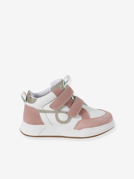 Baskets enfant fille synthétique à scratchs lot rose+marine 2 - vertbaudet enfant 