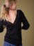 Pull décolleté dos dentelle grossesse noir 4 - vertbaudet enfant 