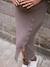 Robe longue de grossesse en tricot taupe 3 - vertbaudet enfant 