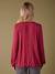 Tee-shirt grossesse effet blouse croisé devant bordeaux 3 - vertbaudet enfant 