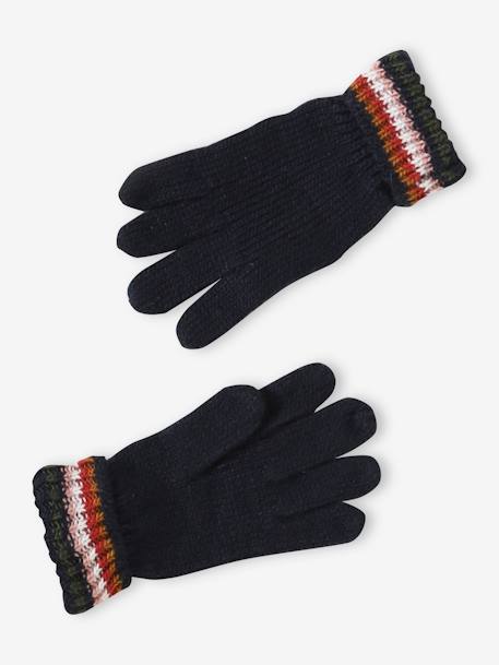 Ensemble Bonnet Snood Gants/Moufles 2/3 ans bleu moyen 4 - vertbaudet enfant 