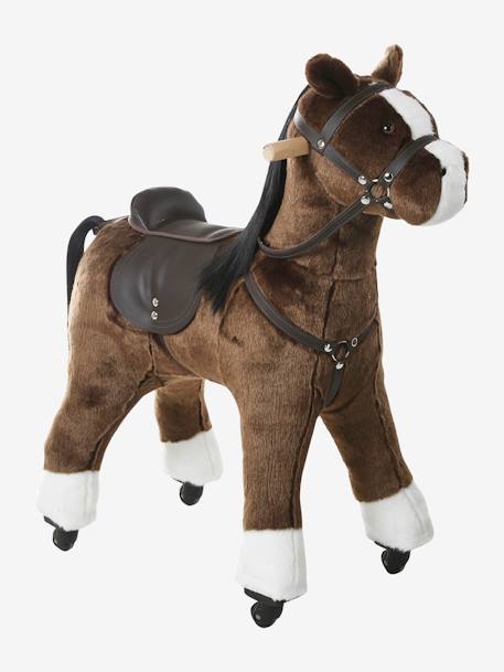Licorne à roulettes en bois FSC® Grand cheval+Grande licorne+Petit cheval+Petite licorne 1 - vertbaudet enfant 