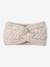 Bandeau fille en maille torsadée écru 1 - vertbaudet enfant 