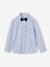 Coffret cadeau chemise noël et son noeud pap' garçon bleu chambray 5 - vertbaudet enfant 