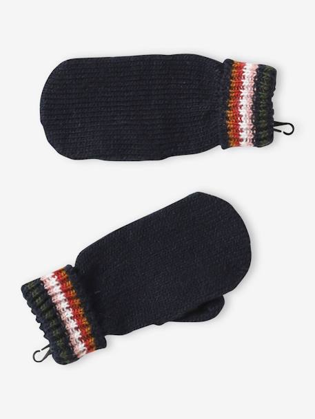 Ensemble Bonnet Snood Gants/Moufles 2/3 ans bleu moyen 6 - vertbaudet enfant 