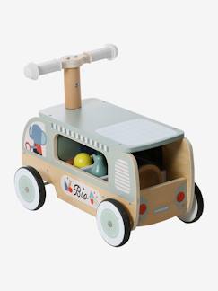 Chariot de marche avec freins en bois FSC®100% cherry