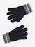Ensemble colorblock bonnet + snood + gants garçon bleu nuit 6 - vertbaudet enfant 
