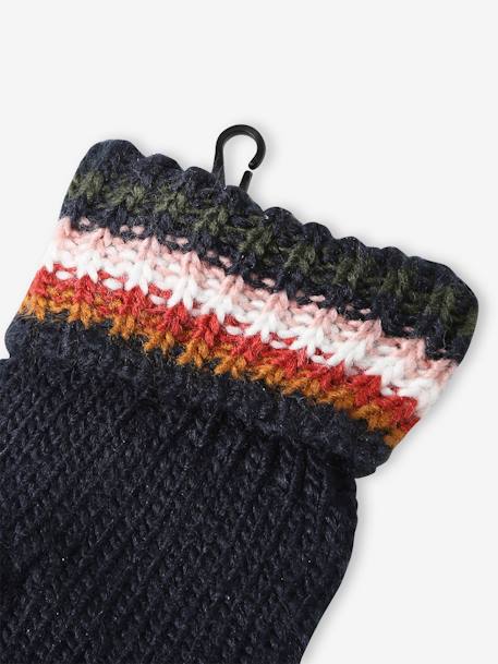 Ensemble Bonnet Snood Gants/Moufles 2/3 ans bleu moyen 7 - vertbaudet enfant 