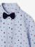 Coffret cadeau chemise noël et son noeud pap' garçon bleu chambray 3 - vertbaudet enfant 
