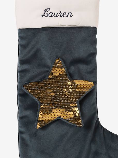 Chaussette de Noël velours souris et lapin vert 7 - vertbaudet enfant 