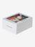 Coffret cadeau 3 pièces : doudou lange personnalisable + hochet + livre imagier Forêt Enchantée+TANZANIE 3 - vertbaudet enfant 