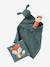 Coffret cadeau 3 pièces : doudou lange personnalisable + hochet + livre imagier Forêt Enchantée+TANZANIE 11 - vertbaudet enfant 