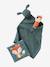 Coffret cadeau 3 pièces : doudou lange personnalisable + hochet + livre imagier Forêt Enchantée+TANZANIE 2 - vertbaudet enfant 