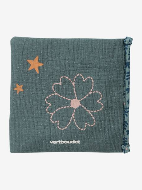 Coffret cadeau 3 pièces : doudou lange personnalisable + hochet + livre imagier Forêt Enchantée+TANZANIE 10 - vertbaudet enfant 