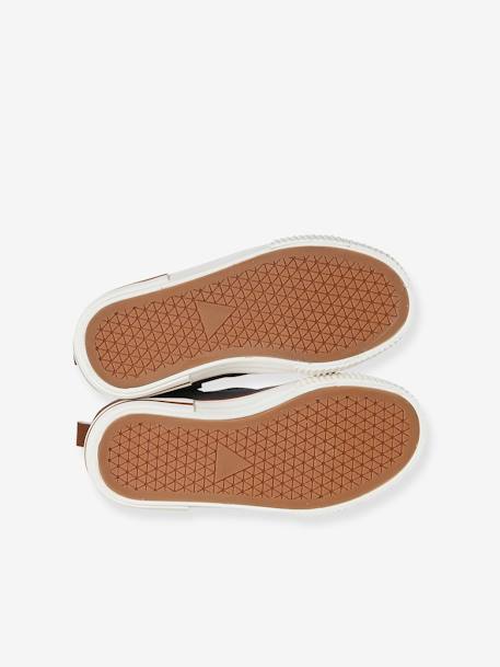 Baskets montantes lacées et zippées enfant marine 5 - vertbaudet enfant 