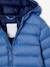 Doudoune légère à capuche garçon bleu jean+marine 3 - vertbaudet enfant 