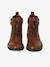 Boots Gavroche Cuir Fille marron 5 - vertbaudet enfant 