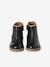 Boots bébé fille cuir zippées beige imprimé+bordeaux+CAMEL+marine+noir 40 - vertbaudet enfant 