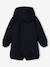 Parka fille à capuche doublée imitation fourrure bois de rose+noir 11 - vertbaudet enfant 