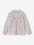 Blouse fille à volants imprimée fleurs écru 1 - vertbaudet enfant 