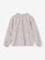 Blouse fille à volants imprimée fleurs écru 2 - vertbaudet enfant 
